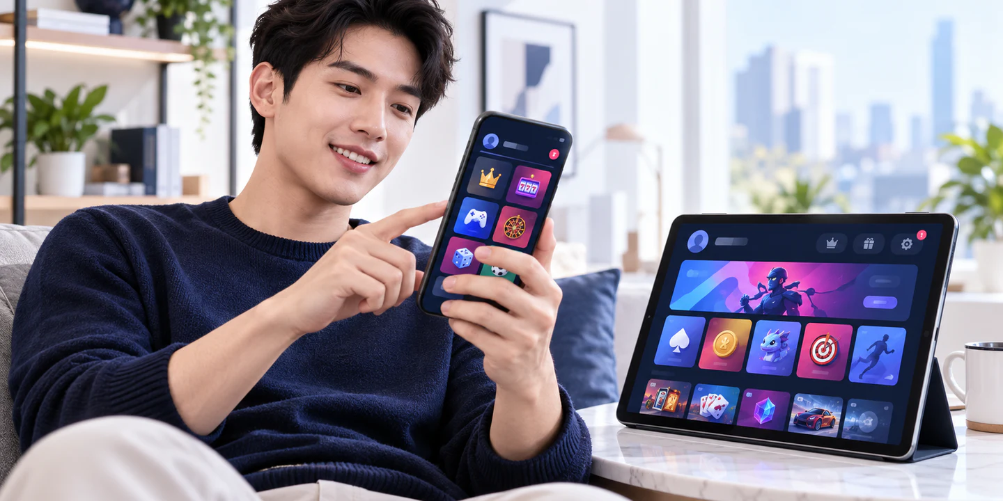 APP W188: game và tài khoản trên điện thoại khi xem lại